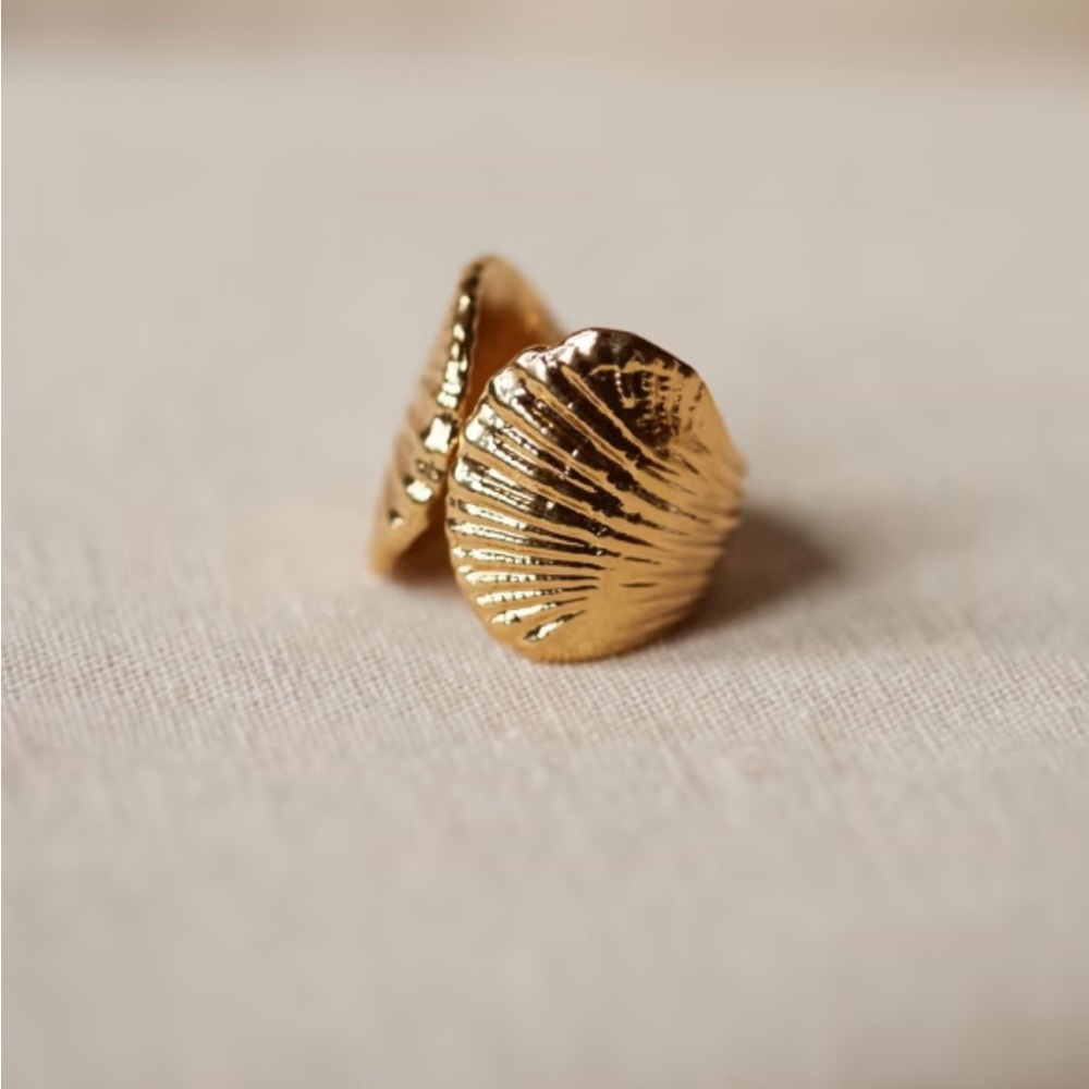 Sezane Lea Adjustable Gold Ring
